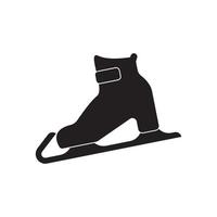 ijs skates icoon symbool, illustratie ontwerp sjabloon. vector
