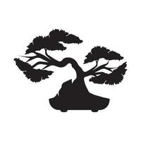 bonsai symbool pictogram, illustratie ontwerp sjabloon. vector