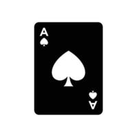 poker kaart icoon vector ontwerp sjabloon