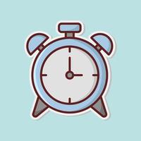 alarm klok icoon vector ontwerp sjabloon