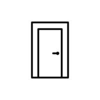 deur icoon vector ontwerp Sjablonen