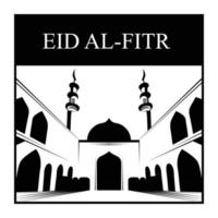 eid al fitr achtergrond. vector