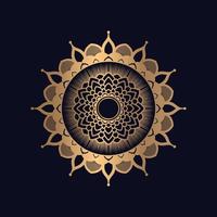 luxe mandala achtergrond met gouden patroon Arabisch Islamitisch oosten- stijl vector