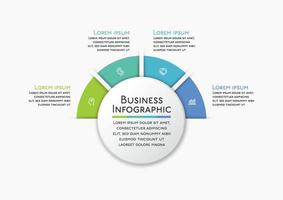 presentatie zakelijke infographic sjabloon vector