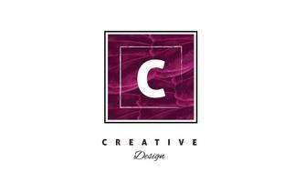 c water kleur logo artistiek, luxe, modieus hand- getrokken vector ontwerp Aan zwart achtergrond.