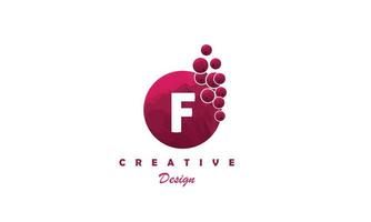 f alfabet ontwerp vector met water kleur borstel icoon creatief modern modieus logo Aan wit achtergrond