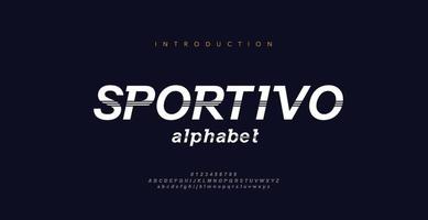 sport modern cursief alfabet lettertype vector