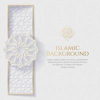 eid al-fitr mubarak, Ramadan kareem, Islamitisch stijl groet achtergrond met luxe elegant ornamenten vector