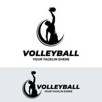volleybal sport logo ontwerp inspiratie vector
