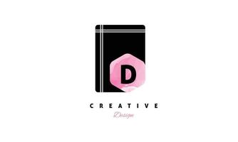 d logo ontwerp vector