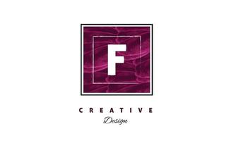 f alfabet ontwerp vector met water kleur borstel icoon creatief modern modieus logo Aan wit achtergrond