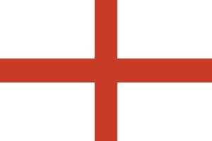Engeland vlag. officieel kleuren en proporties. nationaal Engeland vlag. vrij vector