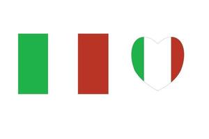 Italiaans vlag van Italië vrij vector