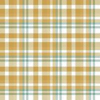 plaid patroon kleding stof ontwerp structuur is een gevormde kleding bestaande van kris gekruist, horizontaal en verticaal bands in meerdere kleuren. Schotse ruiten zijn beschouwd net zo een cultureel icoon van Schotland. vector