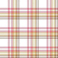 Schotse ruit plaid patroon ontwerp structuur is een gevormde kleding bestaande van kris gekruist, horizontaal en verticaal bands in meerdere kleuren. Schotse ruiten zijn beschouwd net zo een cultureel icoon van Schotland. vector