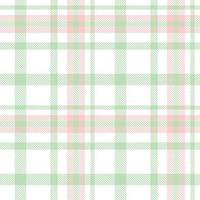 pastel Schotse ruit plaid patroon kleding stof ontwerp achtergrond de resulterend blokken van kleur herhaling verticaal en horizontaal in een kenmerkend patroon van pleinen en lijnen bekend net zo een ingesteld. Schotse ruit plaid vector