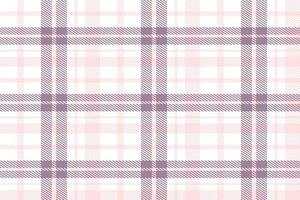 Purper Schotse ruit plaid patroon naadloos textiel de resulterend blokken van kleur herhaling verticaal en horizontaal in een kenmerkend patroon van pleinen en lijnen bekend net zo een ingesteld. Schotse ruit is plaid vector