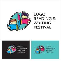 logo festival voor kinderen. vector eps 10