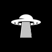 vliegend ufo ruimte modern creatief logo vector