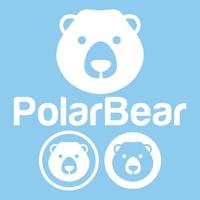 schattig kawaii hoofd polair beer mascotte tekenfilm logo ontwerp icoon illustratie karakter vector kunst. voor elke categorie van bedrijf, bedrijf, merk Leuk vinden huisdier winkel, Product, label, team, insigne, etiket