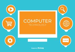 Computing Technology Vector achtergrond