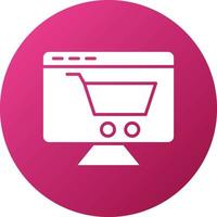 ecommerce platform icoon stijl vector