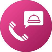 bestellen voedsel Aan telefoontje icoon stijl vector