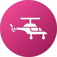 helikopter pictogramstijl vector