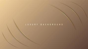 meetkundig luxe achtergrond met goud elementen sjabloon voor uw ontwerp vector