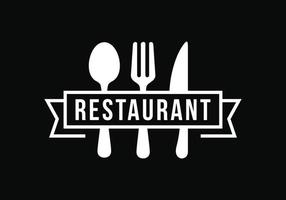 restaurant logo sjabloon ontwerp vector