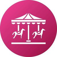 carrousel icoon stijl vector