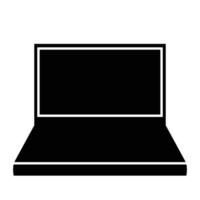 laptop pictogram vector