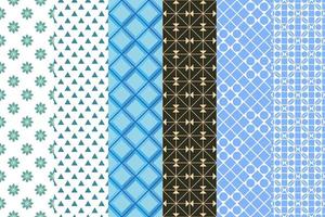 grafisch naadloos reeks van patroon, vector illustratie. meetkundig elegant overladen voor textiel prints en achtergronden.