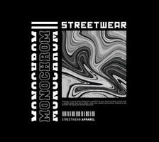 stedelijk stijl ontwerp, streetwear esthetisch thema. voor scherm het drukken t-shirts, jassen. vector