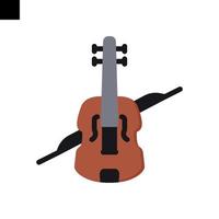 cello icoon logo vlak stijl vector