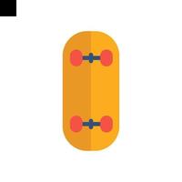 skateboard icoon vector, icoon voor website ontwerp, mobiel app, ui. vector illustratie