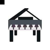piano icoon logo vlak stijl vector