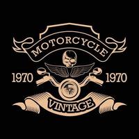 motorfiets t-shirt vector