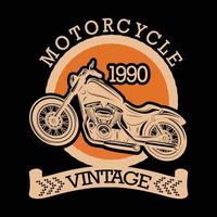 motorfiets t-shirt vector