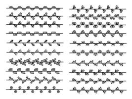 grens Pagina's reglement etnisch hand- getrokken vector