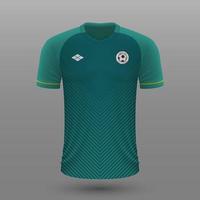 realistisch voetbal overhemd ,Bolivia huis Jersey sjabloon voor Amerikaans voetbal uitrusting. vector