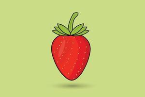 vector ontwerp aardbei fruit