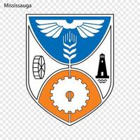 embleem van mississauga vector