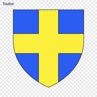 embleem van toulon vector