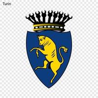 embleem van Turijn vector