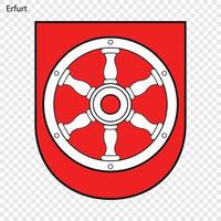 embleem van stad van Duitsland vector