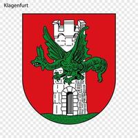 embleem van klagenfurt vector