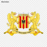 embleem van mechelen vector