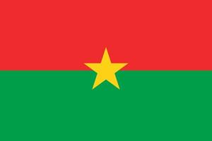 gemakkelijk kaart Burkina faso vector