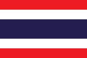 gemakkelijk kaart Thailand vector